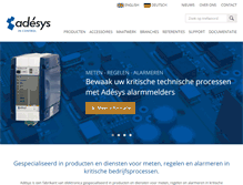 Tablet Screenshot of adesys.nl